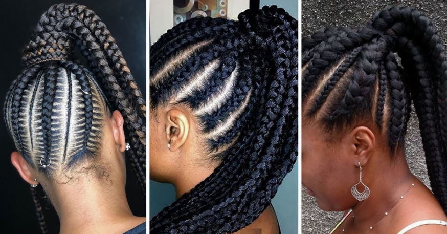 african ponytail braids