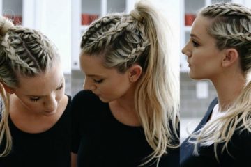 braided ponytails ideas